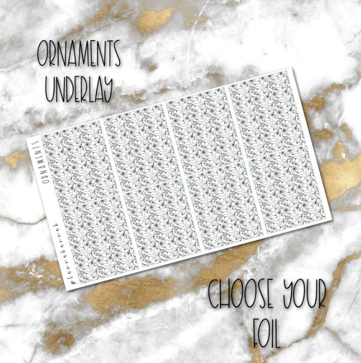 Ornaments | Foiled Holiday Underlays