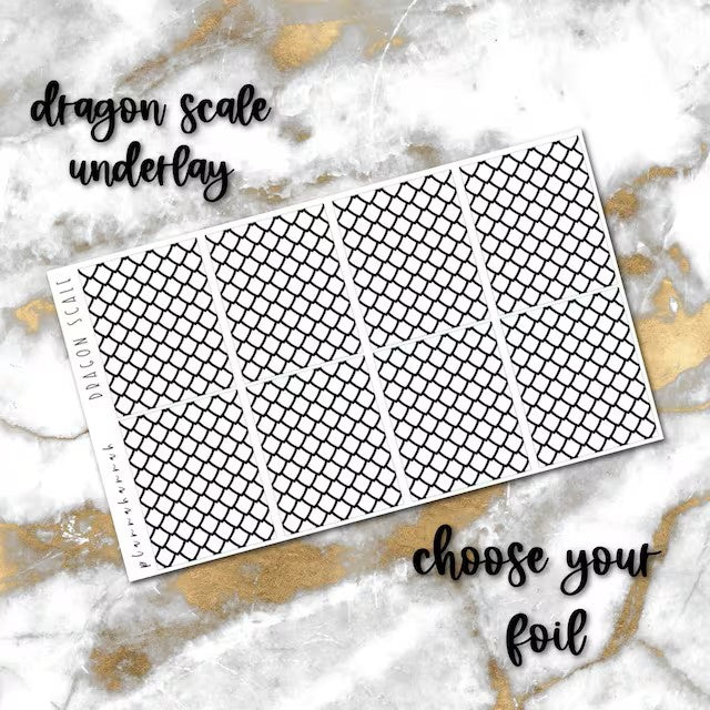 Dragon Scale | Foiled Underlay