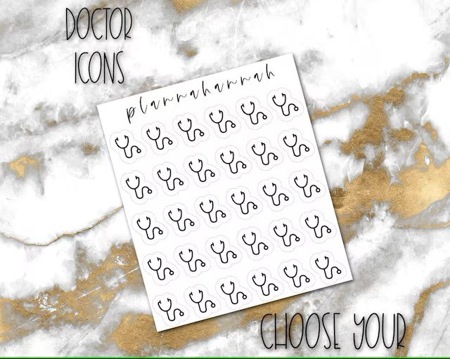 Doctor | Foiled Script Sticker