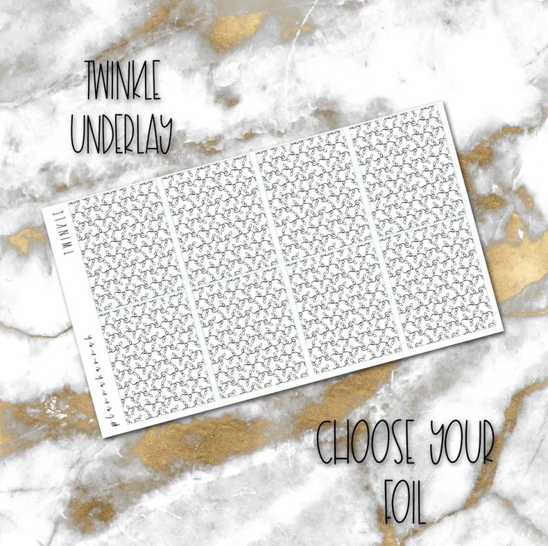 Twinkle | Foiled Holiday Underlays