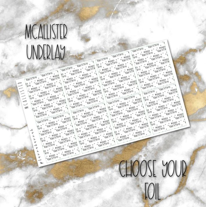 McAllister | Foiled Holiday Underlays