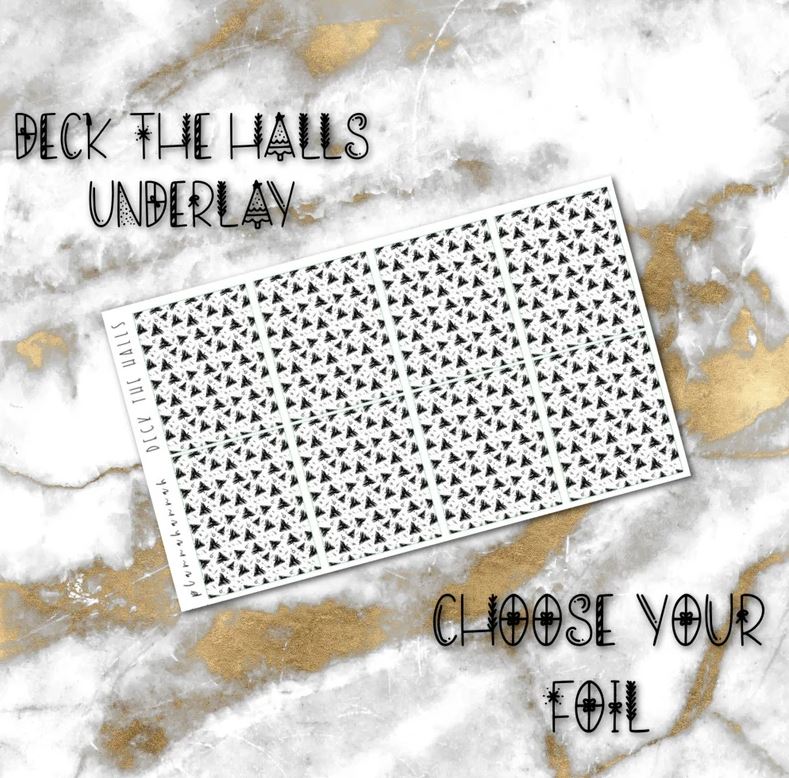 Deck the Halls | Foiled Holiday Underlays
