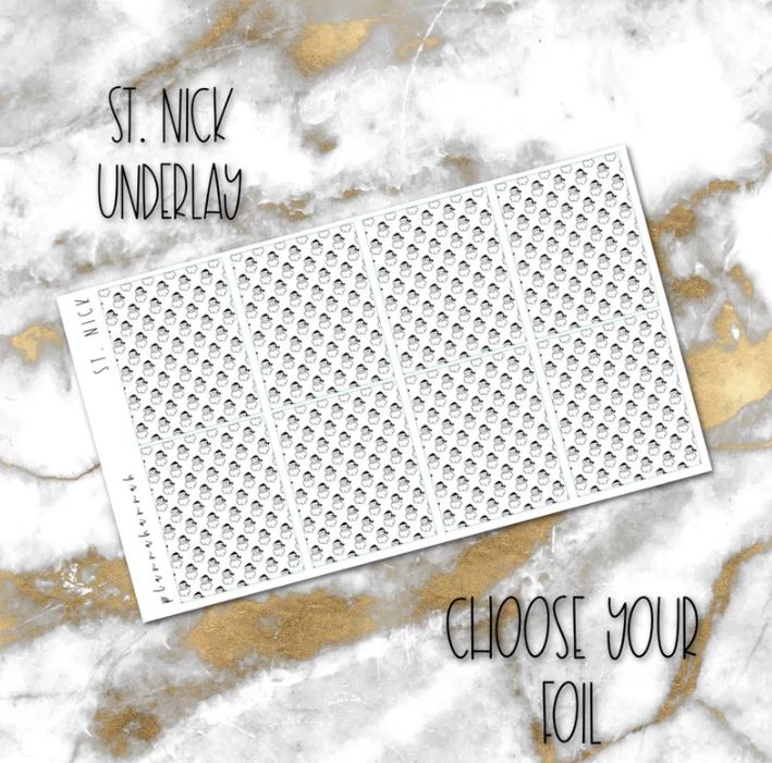 St. Nick | Foiled Holiday Underlays