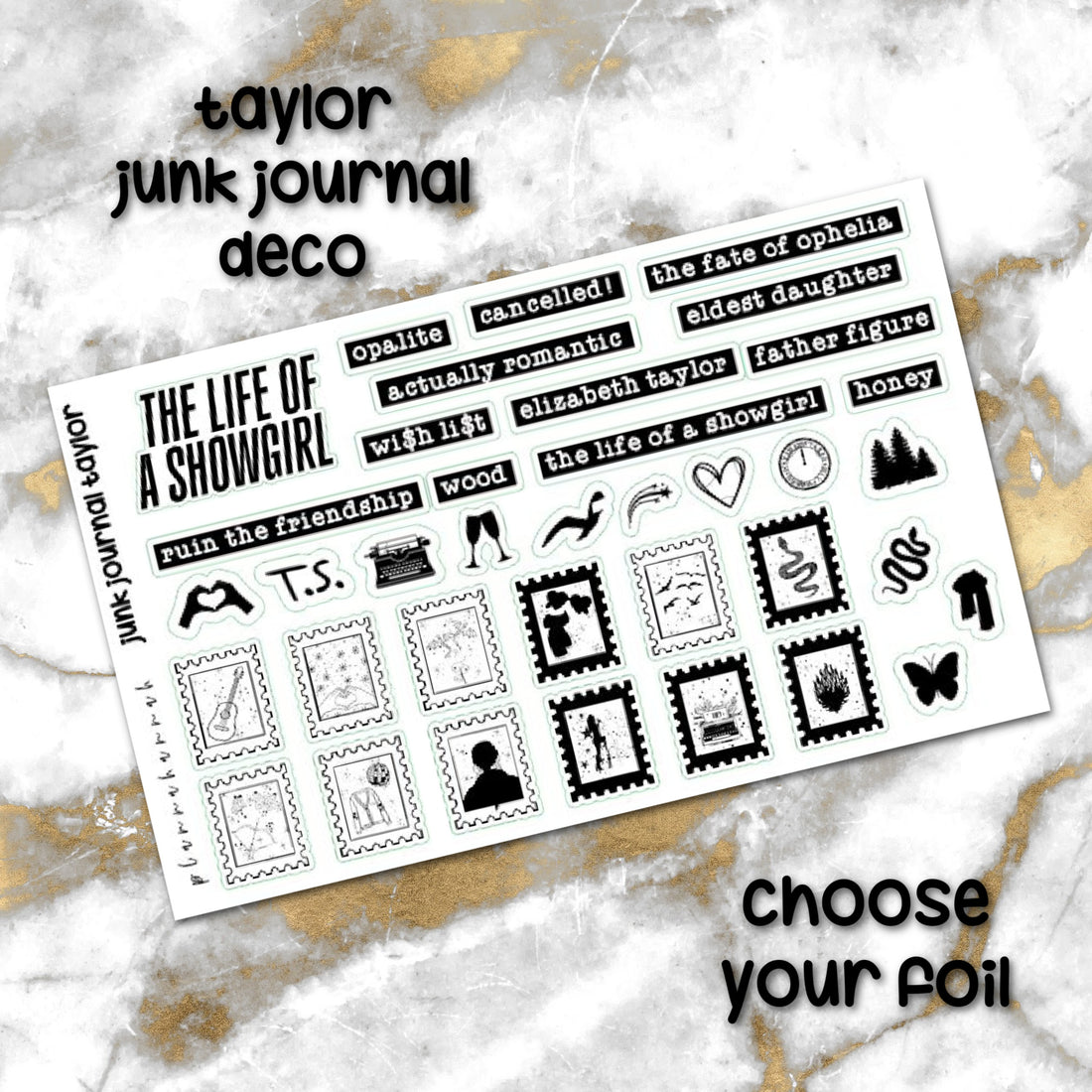 Taylor Junk Journal | Foiled Deco