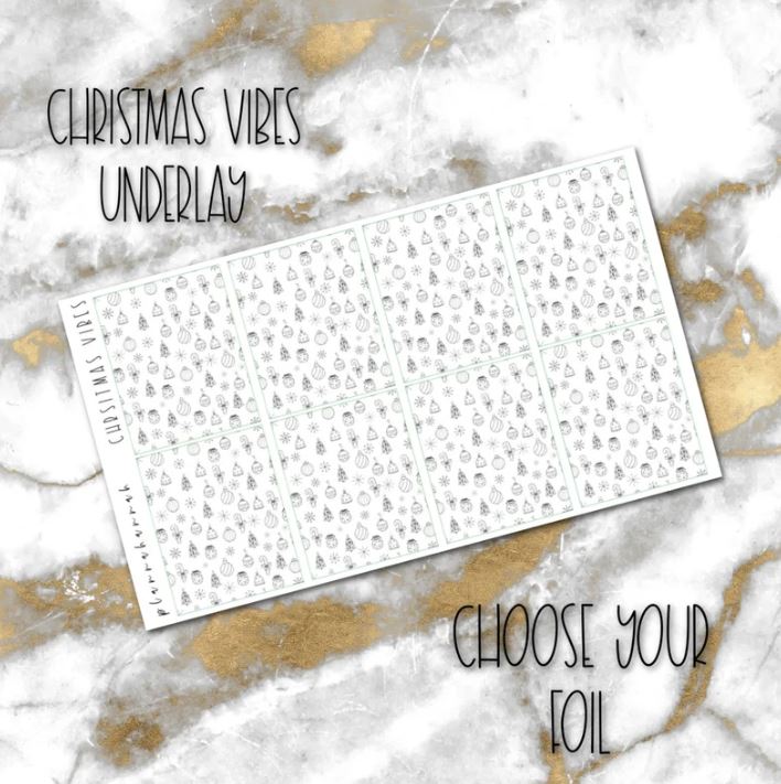 Christmas Vibes | Foiled Holiday Underlays