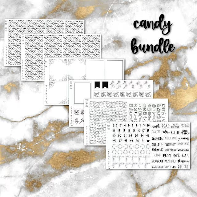 Candy | Foiled Sticker Bundle