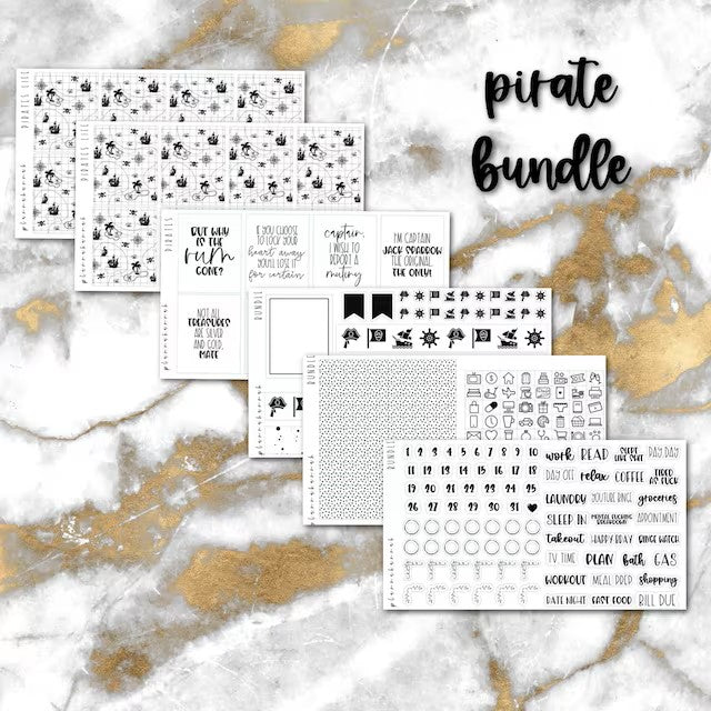 Pirate Bundle | Foiled Sticker Bundle