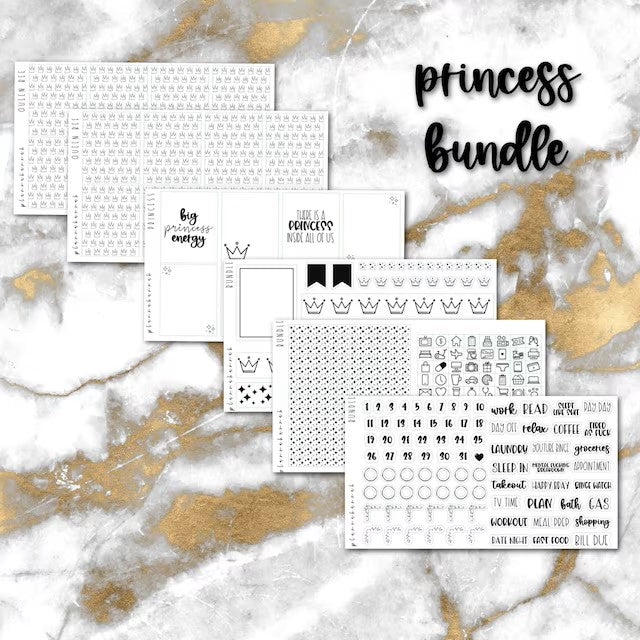 Princess | Foiled Sticker Bundle