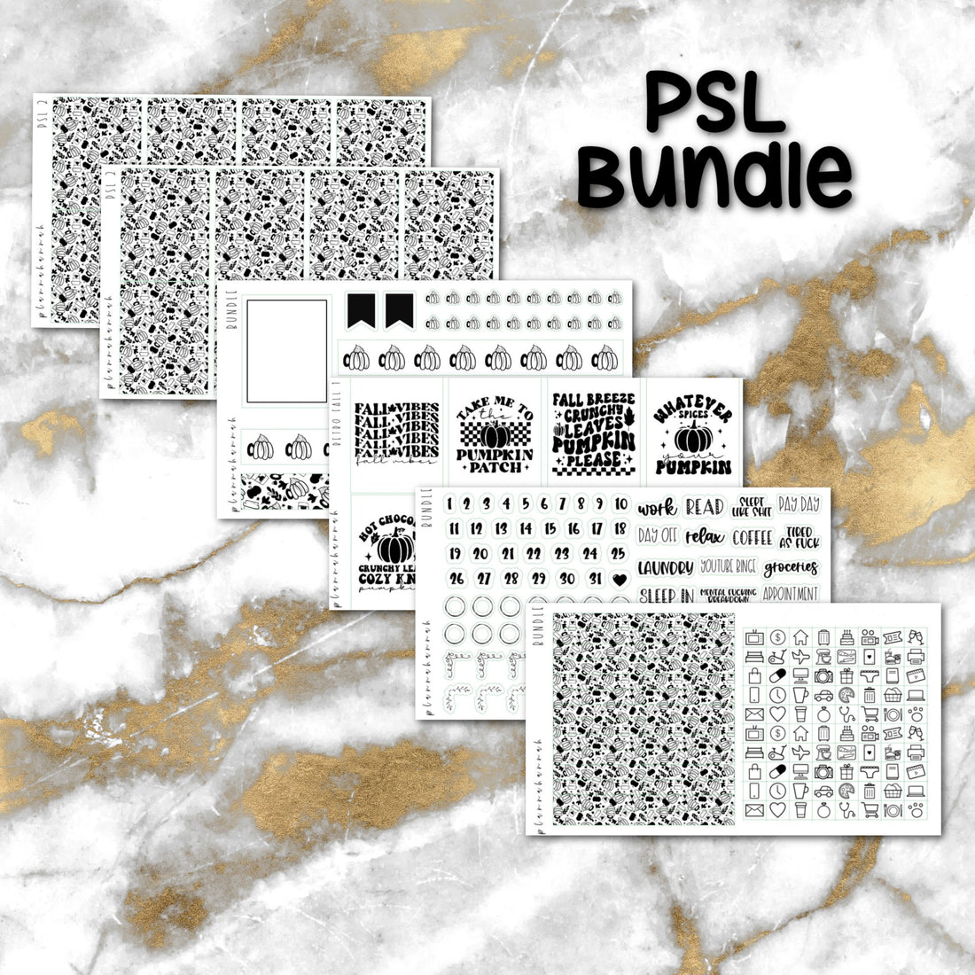 PSL Bundle | Foiled Halloween Sticker Bundle