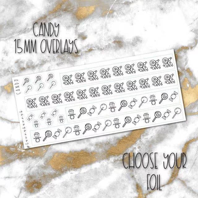 Candy | 15mm Washi Overlay