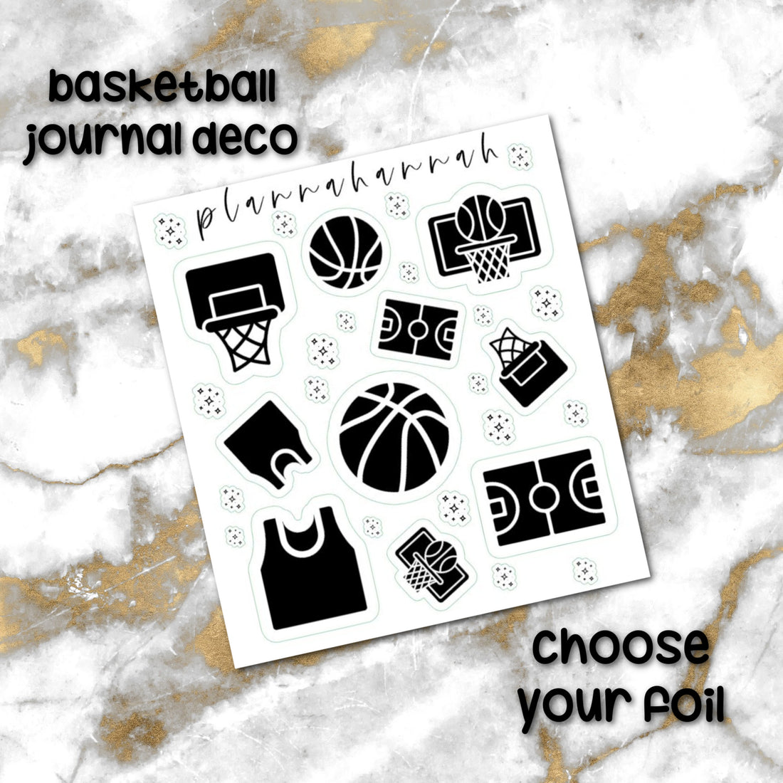 Basketball | Foiled Journal Deco