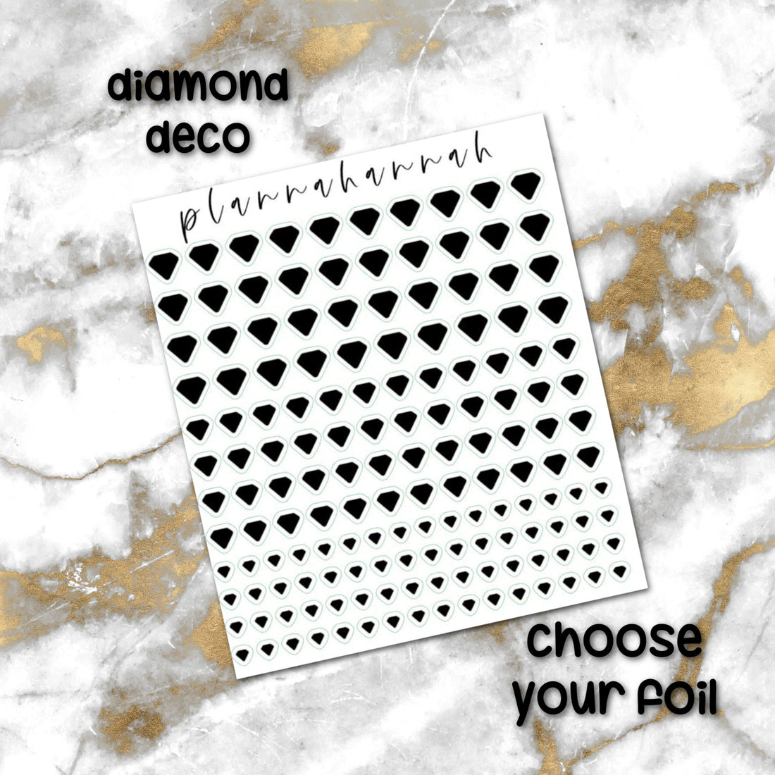 Diamond | Foiled Journal Deco