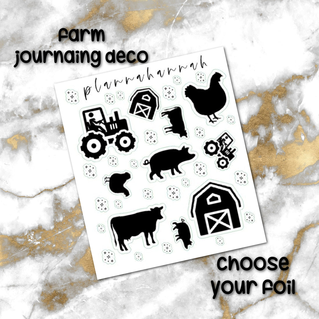 Farm | Foiled Journal Deco