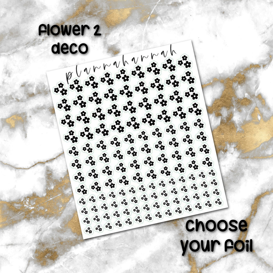 Flower 2 | Foiled Journal Deco