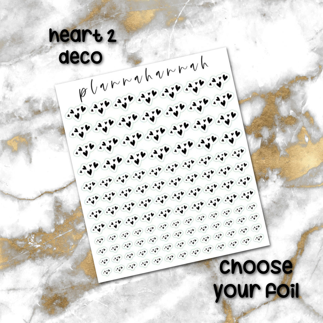 Heart 2 | Foiled Journal Deco