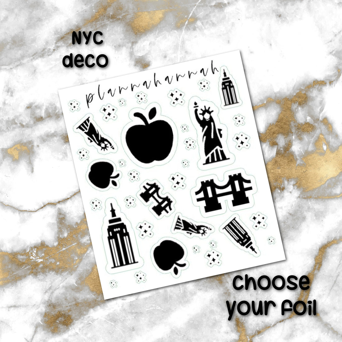 NYC | Foiled Journal Deco