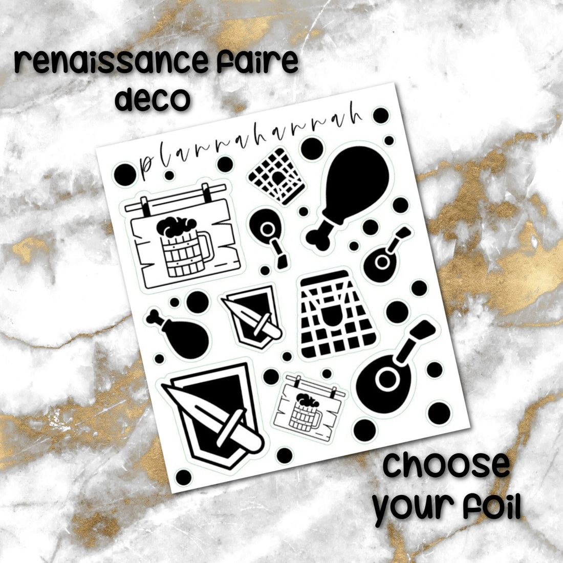 Renaissance Faire | Foiled Journal Deco