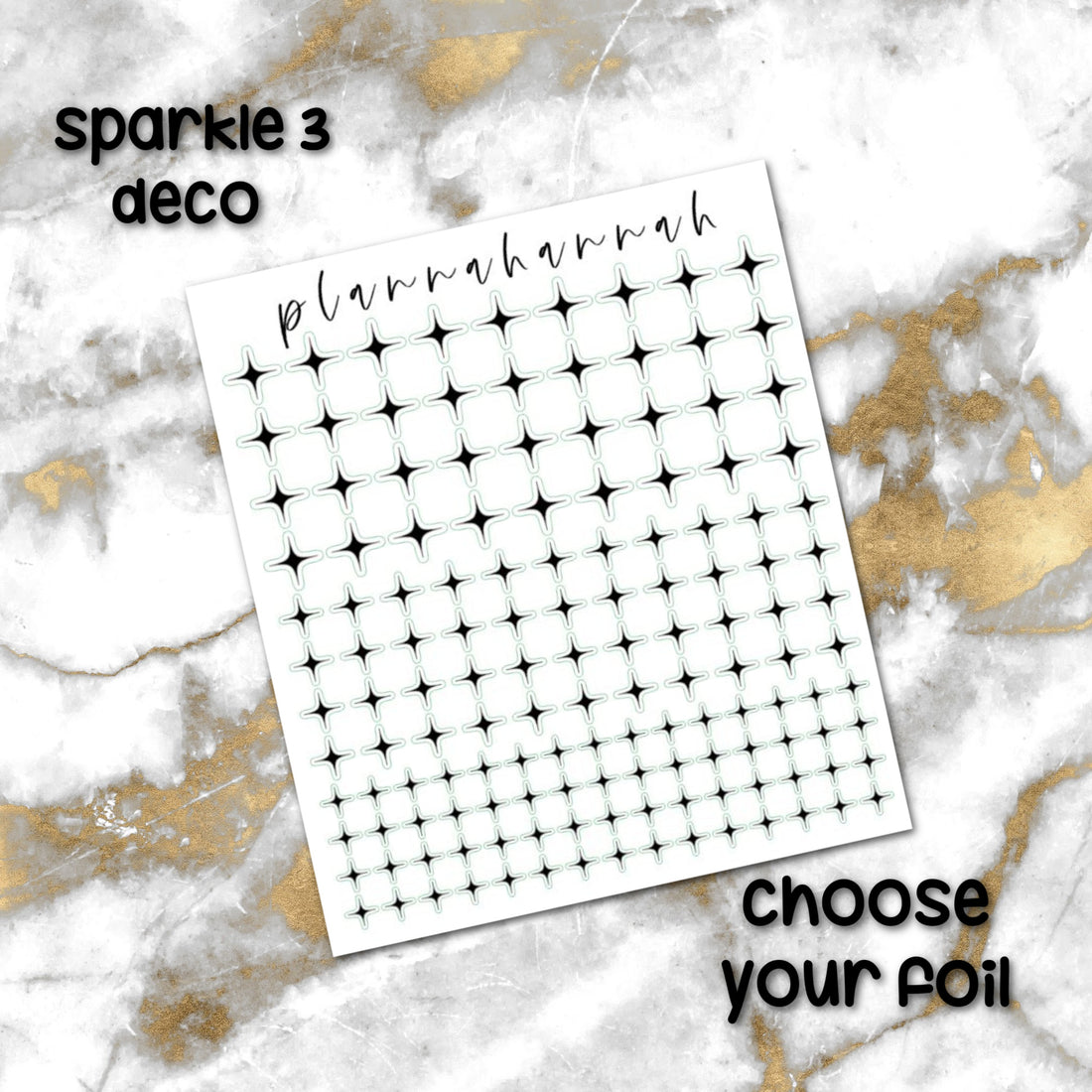 Sparkle 3 | Foiled Journal Deco