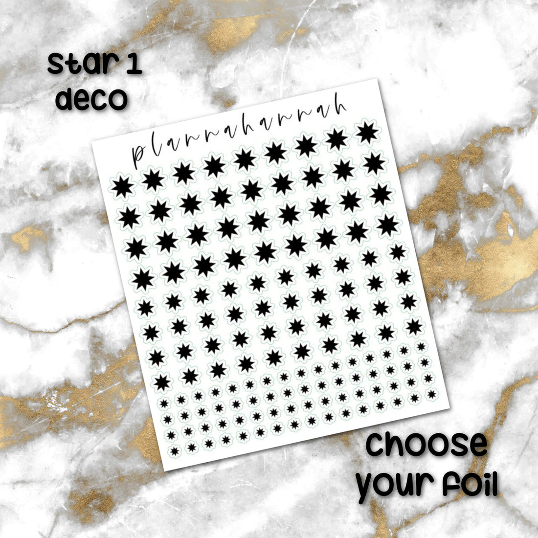 Star 1 | Foiled Journal Deco