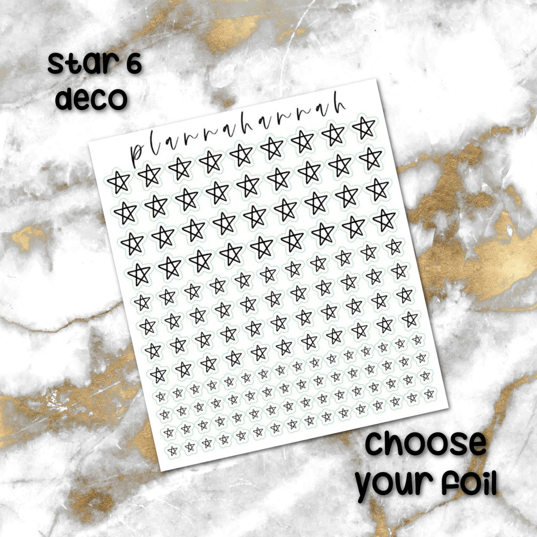 Star 6 | Foiled Journal Deco