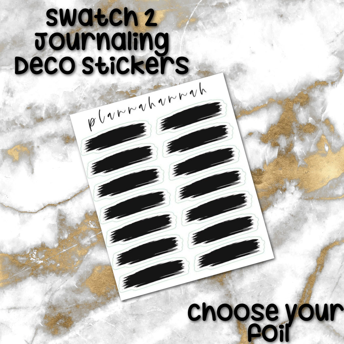 Swatch 2 | Foiled Reading Journal Deco