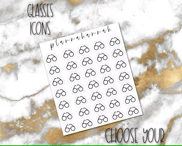 Glasses | Foiled Icon
