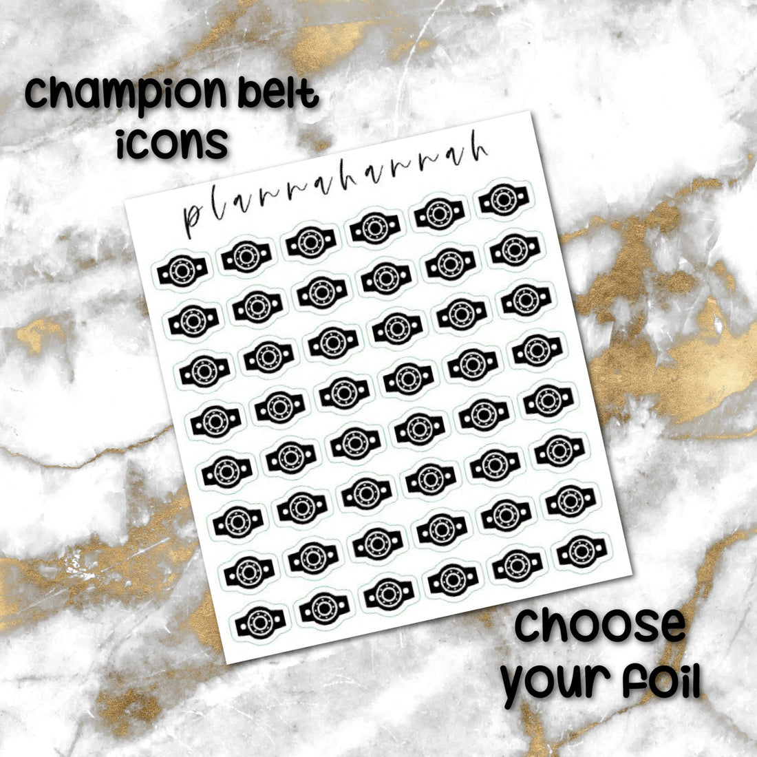 Champion Belt | Foiled Icon