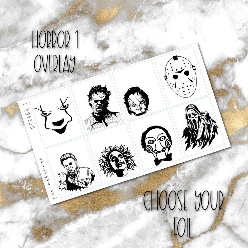 Horror 1 | Foiled Halloween Overlay