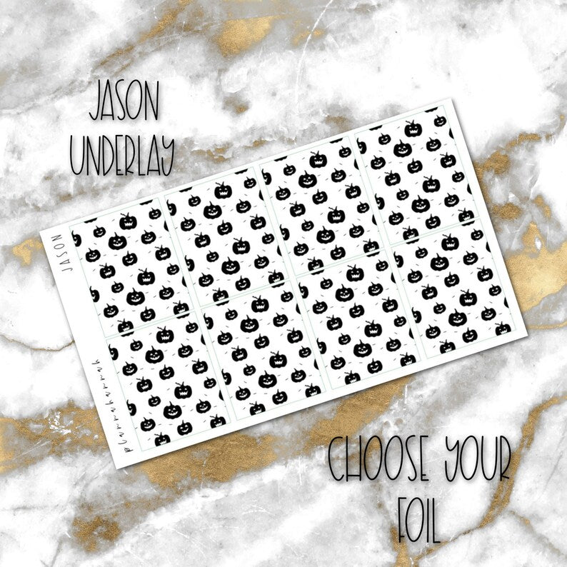 Jason | Foiled Halloween Underlays