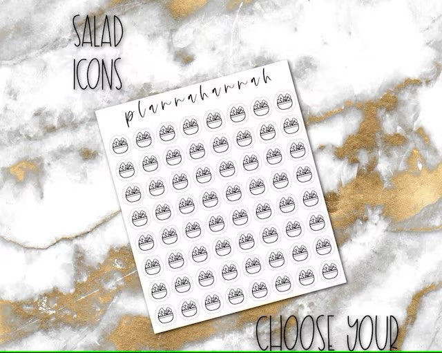 Salad | Foiled Icon