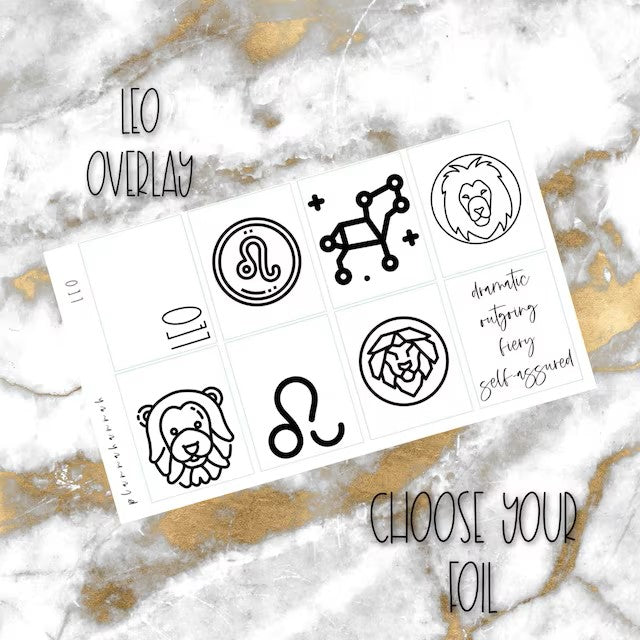 Leo | Foiled Overlay