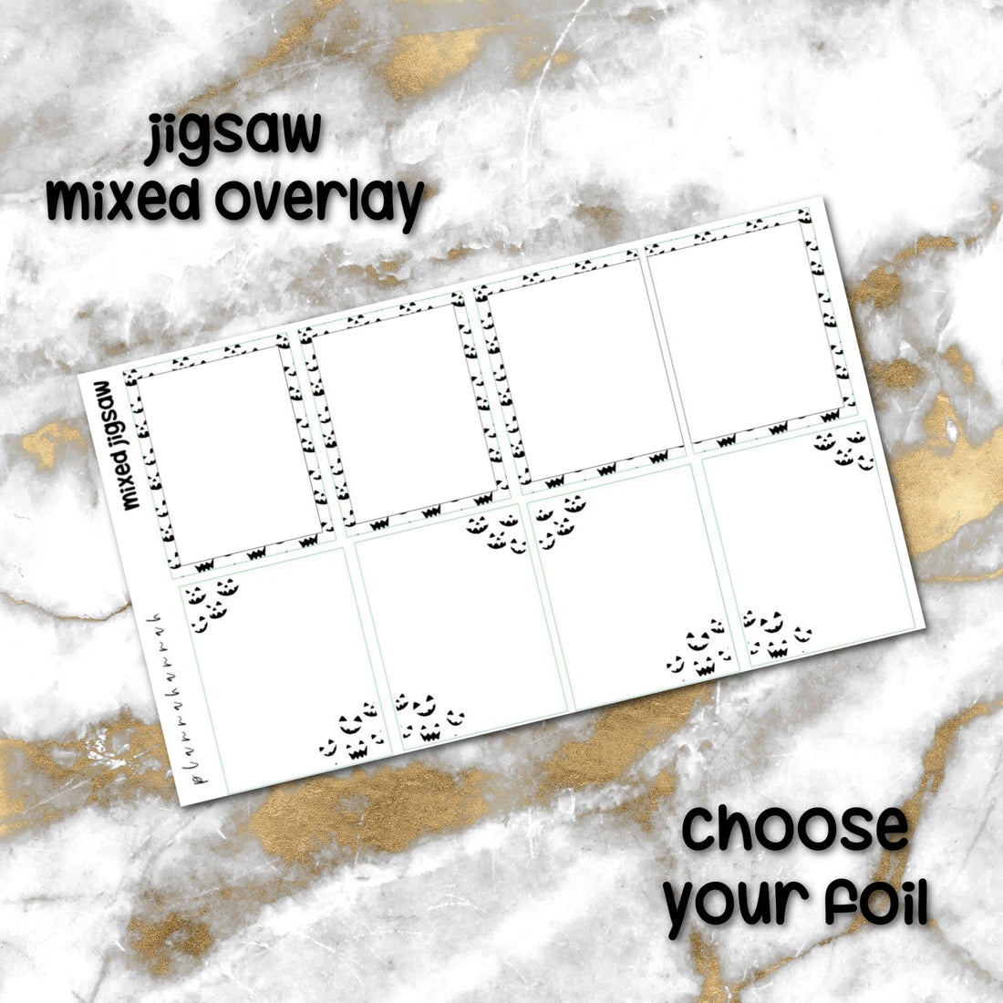 Mixed Jigsaw | Foiled Halloween Overlay