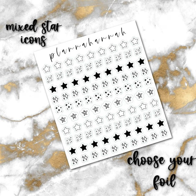 Mixed Star | Foiled Icon Sampler
