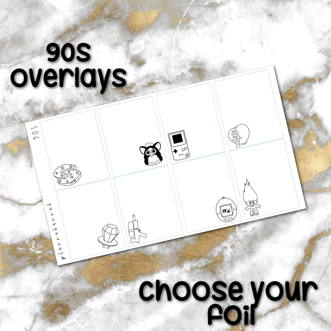 90s | Foiled Overlay
