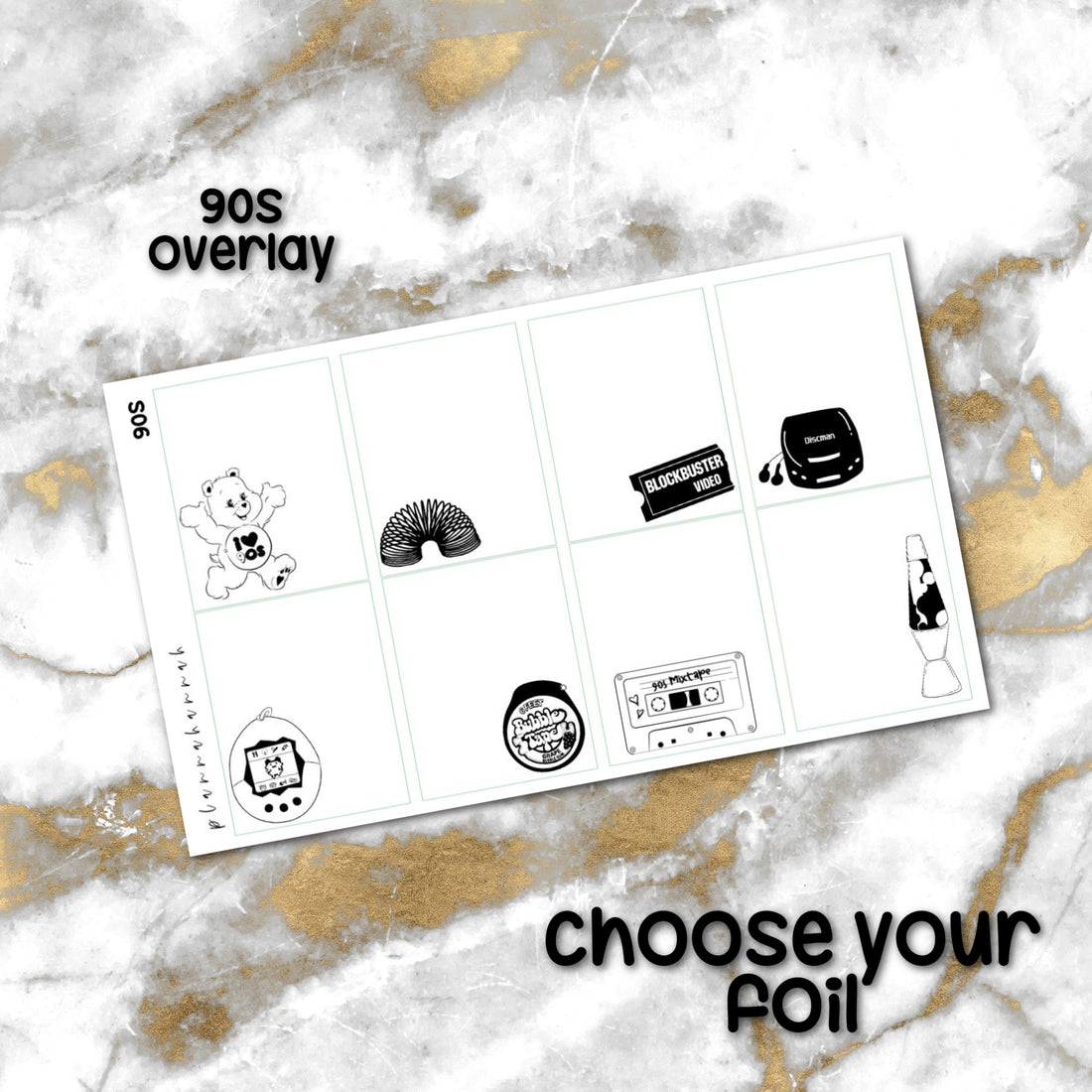 90s | Foiled Overlay