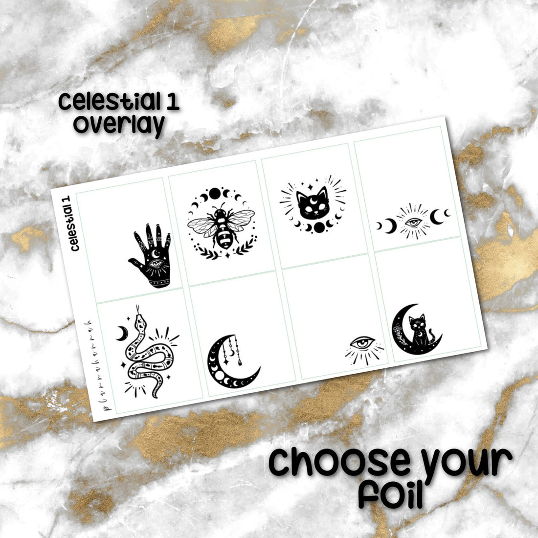 Celestial 1 | Foiled Overlay
