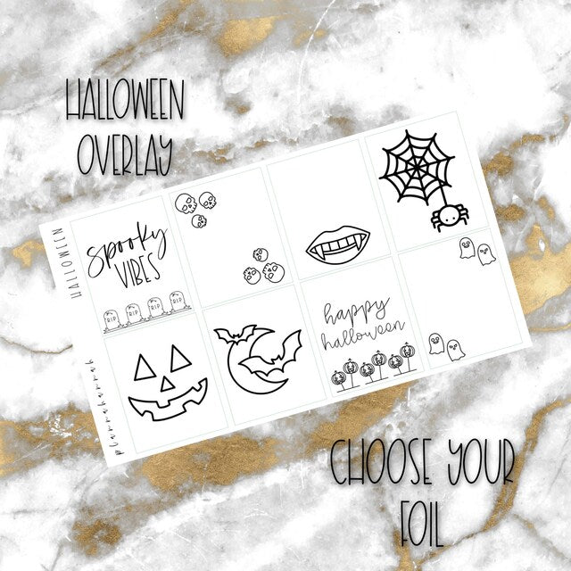 Halloween | Foiled Overlay