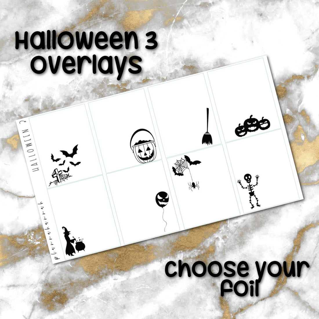 Halloween 3 | Foiled Halloween Overlay