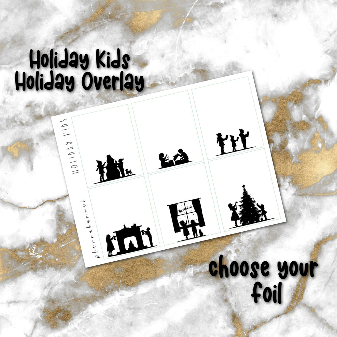 Holiday Kids | Foiled Holiday Overlay