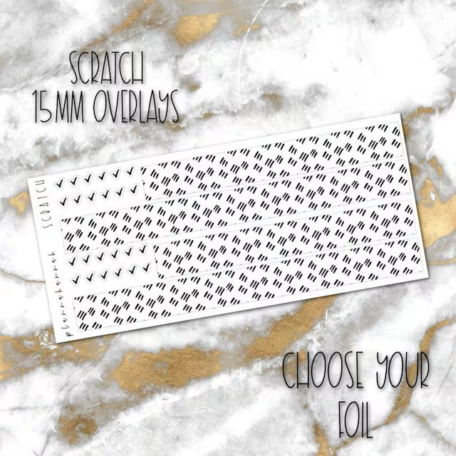 Scratch | 15mm Washi Overlay