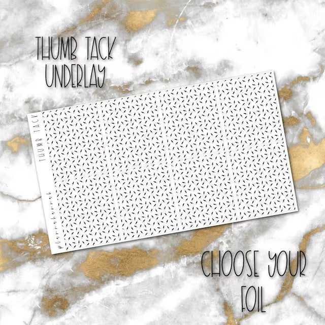Thumb Tack | Foiled Underlay