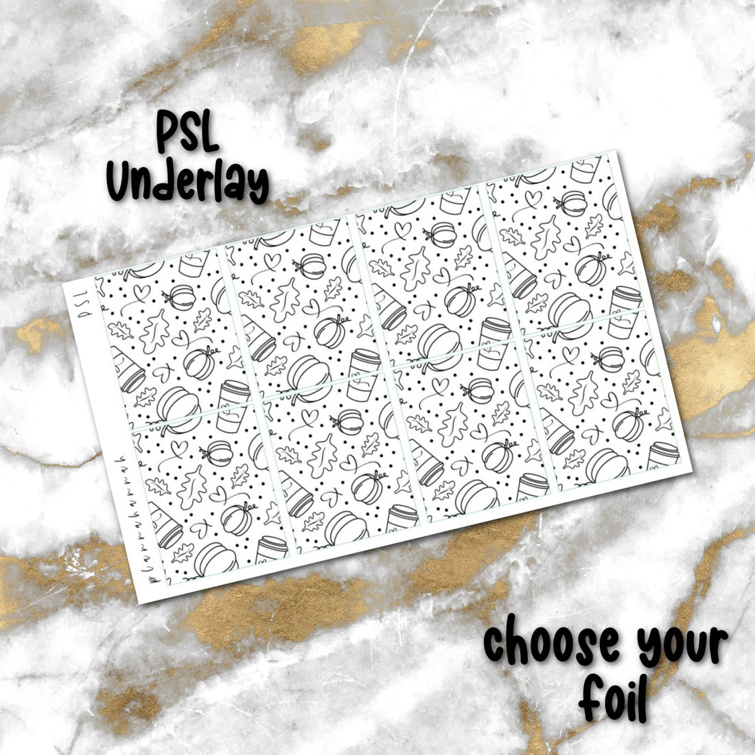 PSL | Foiled Halloween Underlays