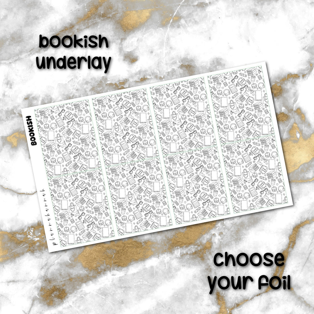 Bookish | Foiled Underlay