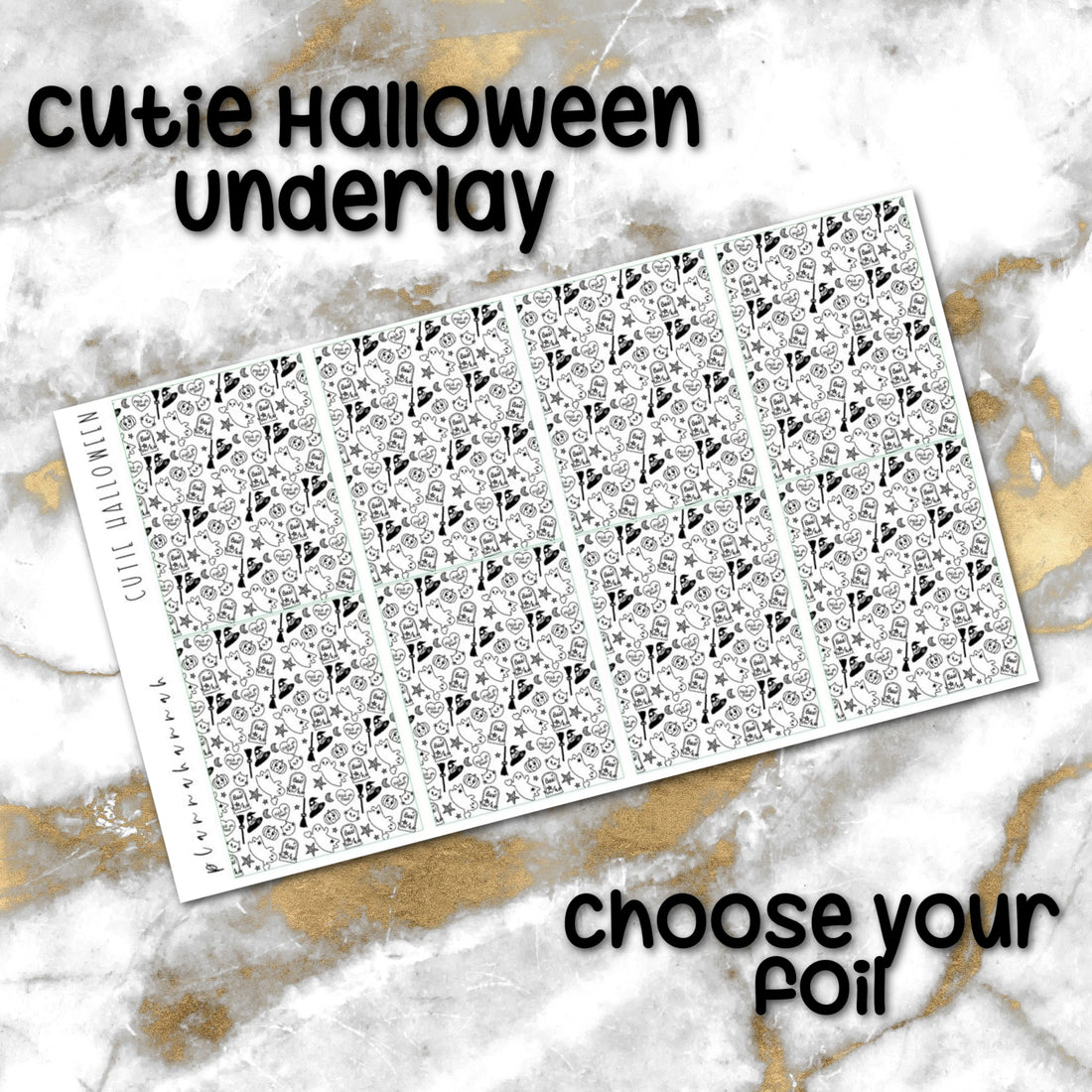 Cutie Halloween | Foiled Halloween Underlays