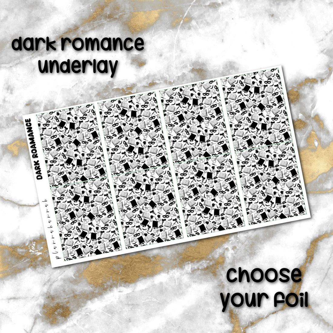 Dark Romance | Foiled Underlay