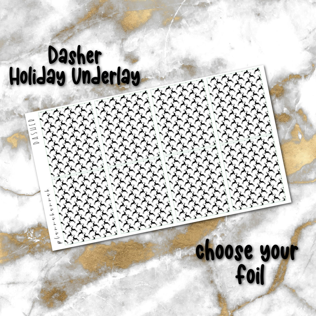 Dasher | Foiled Holiday Underlays