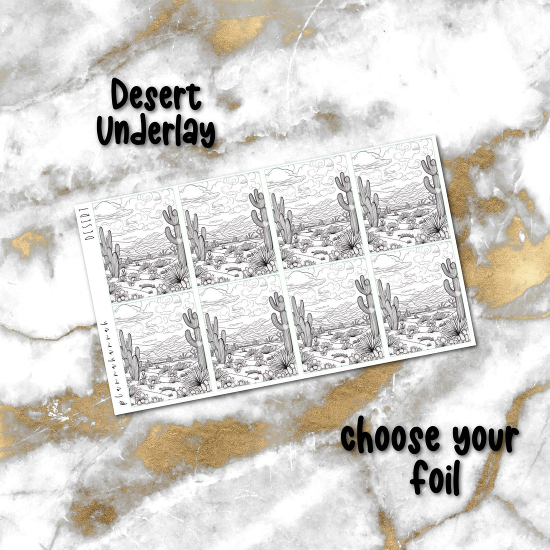 Desert | Foiled Underlay