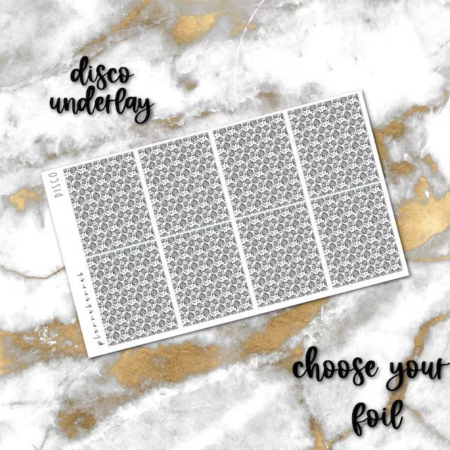 Disco | Foiled Underlay
