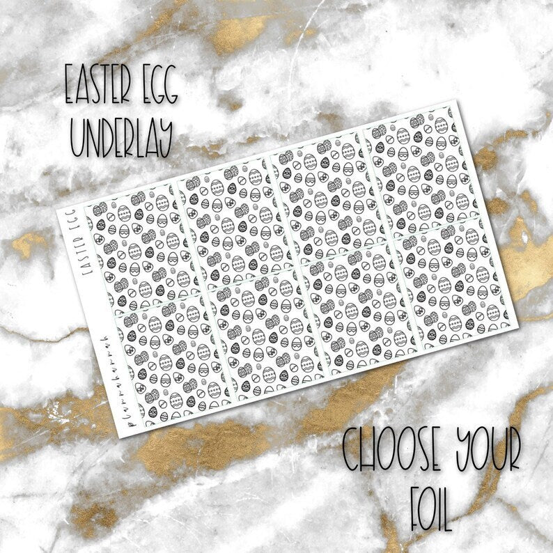 Easter Egg | Foiled Underlay