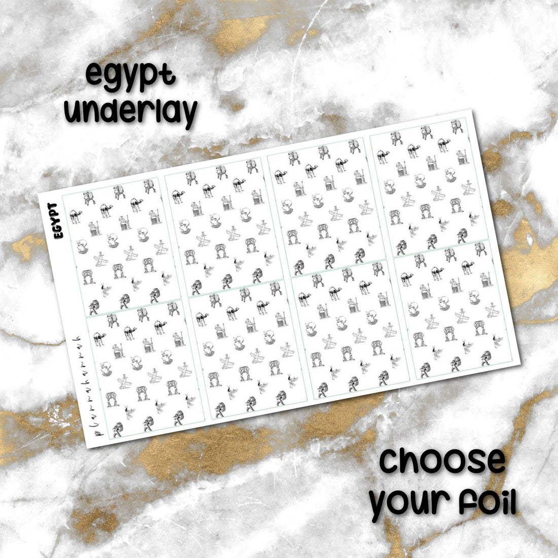 Egypt | Foiled Underlay